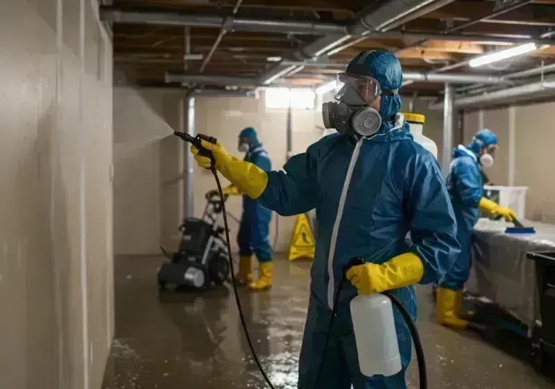 Basement Sanitization and Antimicrobial Treatment process in Boulder County, CO