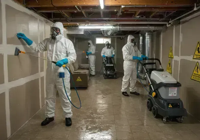 Basement Moisture Removal and Structural Drying process in Boulder County, CO